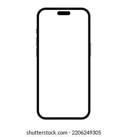 Realistic Mockup Template Phone Your Project Stock Vector (Royalty Free ...
