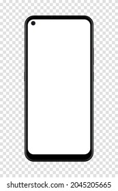 Realistic model smartphone. Smartphone mockup. Device front view. 3D mobile phone vector