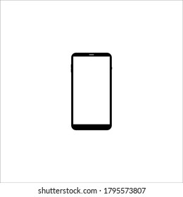 Realistic models smartphone with transparent screens. Smartphone mockup collection vector