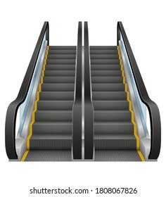 ilustración vectorial escaladora moderna realista aislada en fondo blanco