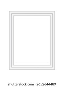 Realistic modern frame mockup black white empty square rectangle border blank poster on wooden wall background photo art presentation exhibition template in elegant interior room