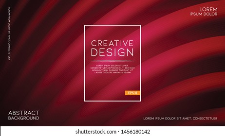 Realistic modern red background. cool digital wallpaper design concept with dynamic shape composition. suitable for your website template. vector illustration.