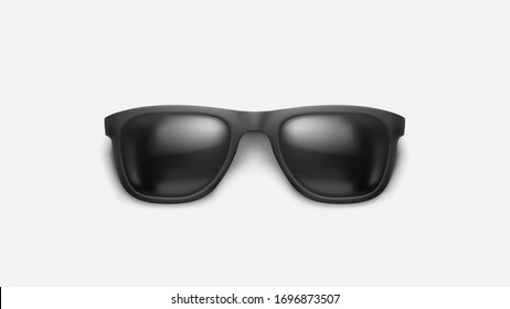 Realistic Modern Sunglasses With Shadow