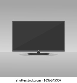 Realistic Modern TV Vector, TV Mock Up Illustration