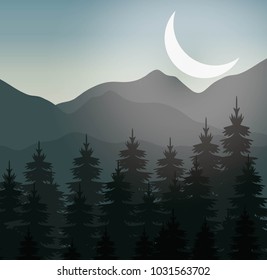 realistic mountain landscape design