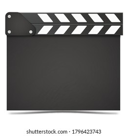 Cartel de película realista. Vector.