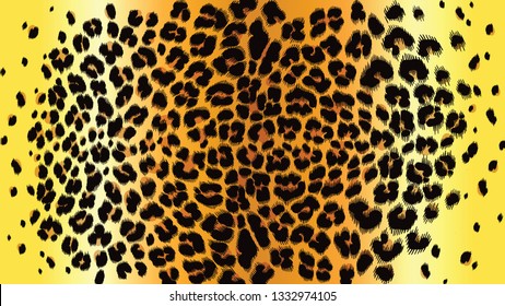 Realistic natural vector leopard texture. vector jaguar skin pattern. Colored leopard skin background.vector leopard  skin texture. Wild  Jaguar  trendy pattern.Cartoon exotic leopard lady trend spots