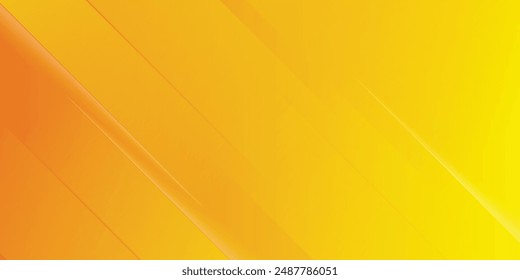 Realistic neon speed lines motion glowing orange sports and modern halftone technology abstract background