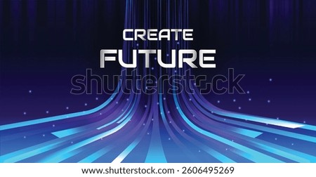 Realistic neon speed motion background design