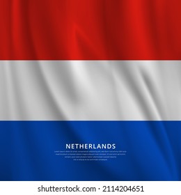 Realistic Netherlands Independence day background. Celebration Netherlands Independence day