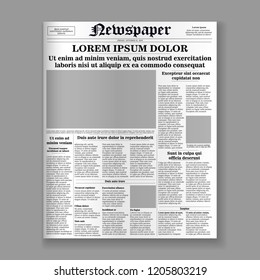 Newspaper Article Template : Free Newspaper Templates Add the