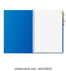 Realistic Notebook, Exercise Book , Vector Illustration