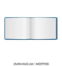 realistic notebook, exercise book , vector illustration