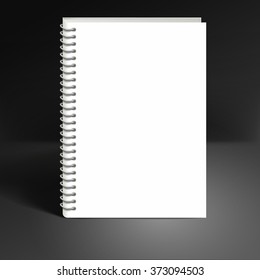 Realistic Notebook Mock Up