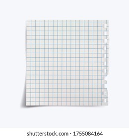 Realistic notebook mock up. Vector illustration. 