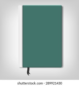 realistic notebook, vector illustration