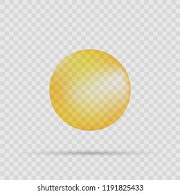 Realistic oil bubble. Eps10