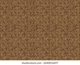 Realistic old texture of brown burlap. Seamless canvas pattern. Cloth linen sack backdrop. Vintage rustic style for posters, banners, retro designs. Vector background