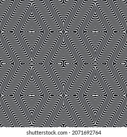 Realistic optical illusion psychedelic box background