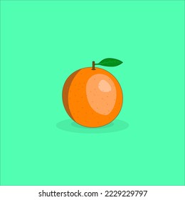 Realistic orange illustration in vector format.