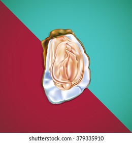 realistic oyster