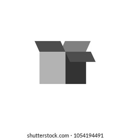 Realistic package cardboard box. for electronic device and other products. Vector illustration. isolated on white