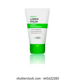 Realistic package template. Isolated pack on white background. Vector eps 10