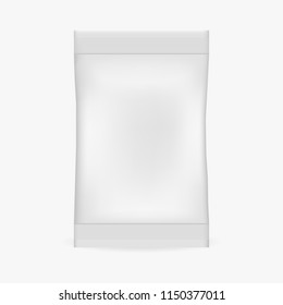 Realistic packet. Mock up