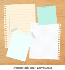 Realistic paper for background design