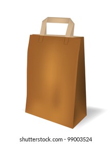 Realistic Paper Bag