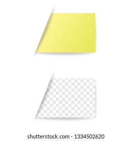 Realistic paper design template. Vector illustration