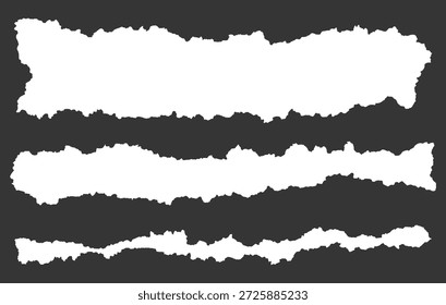 Diseño realista de textura de rasgaduras de papel