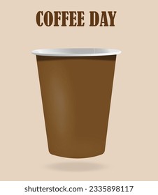 Realistic Papper Coffee Cup mockup download