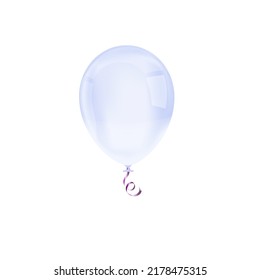 Realistic party balloons. Air balloons. Balloon decoration. birthday balloons. Party balloon