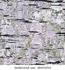 Realistic pattern. Birch bark. Easy editable. Vector. Seamless template