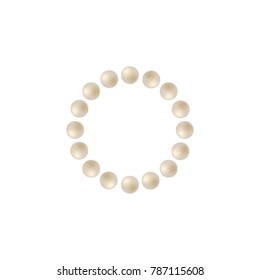 realistic pearl design vector eps 10