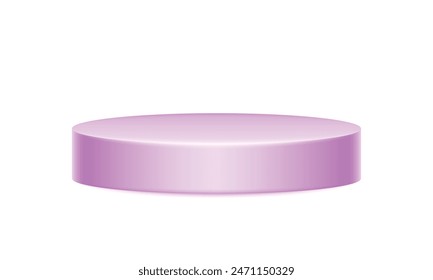 Realistic pedestal for product presentation or promotion.