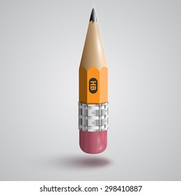 Realistic pencil, vector