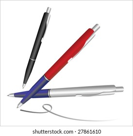 realistic pens