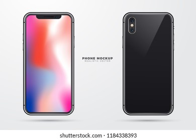 Realistic Phone Mockup Vector