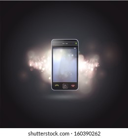 Realistic Phone. Vector illustration. 