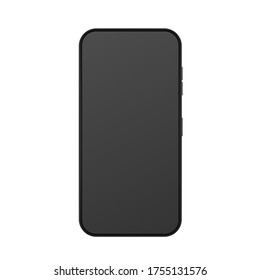 Realistic phone vector. Modern smartphone. Isolated.