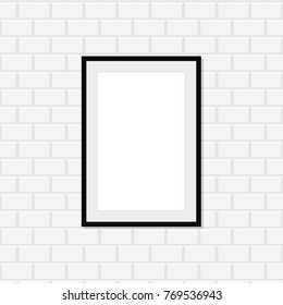 Realistic photo frame