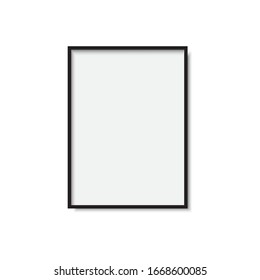 Realistic Picture Frame With Soft Shadow. Vector.