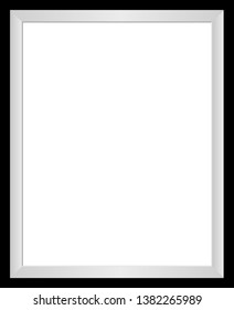 Realistic picture frame. Vector illustration.