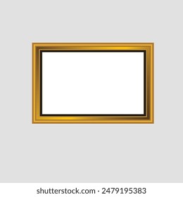 
Realistic picture frames. Photo frames vector
