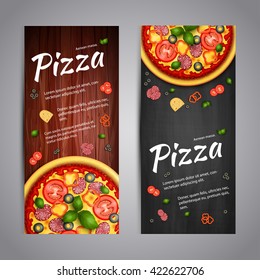 Delivery Pizza Vector Hd Stock Images Shutterstock