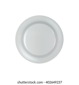 Realistic Plate from top.