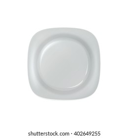 Realistic Plate from top.