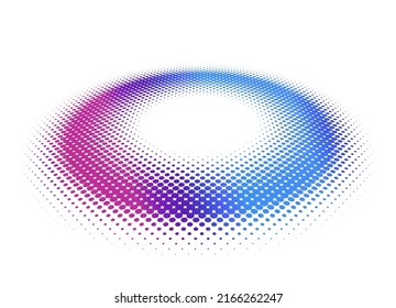 Hemisferio de podio realista. Resumen de la representación vectorial 3d en la fase redonda, área de exposición. Velador vacío para presentación de productos cosméticos. Vector aislado que se burla de la plataforma geométrica EPS10